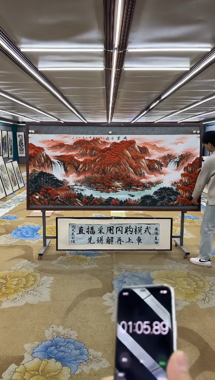 绘画女*Y-刘雪红-小八尺-山水画