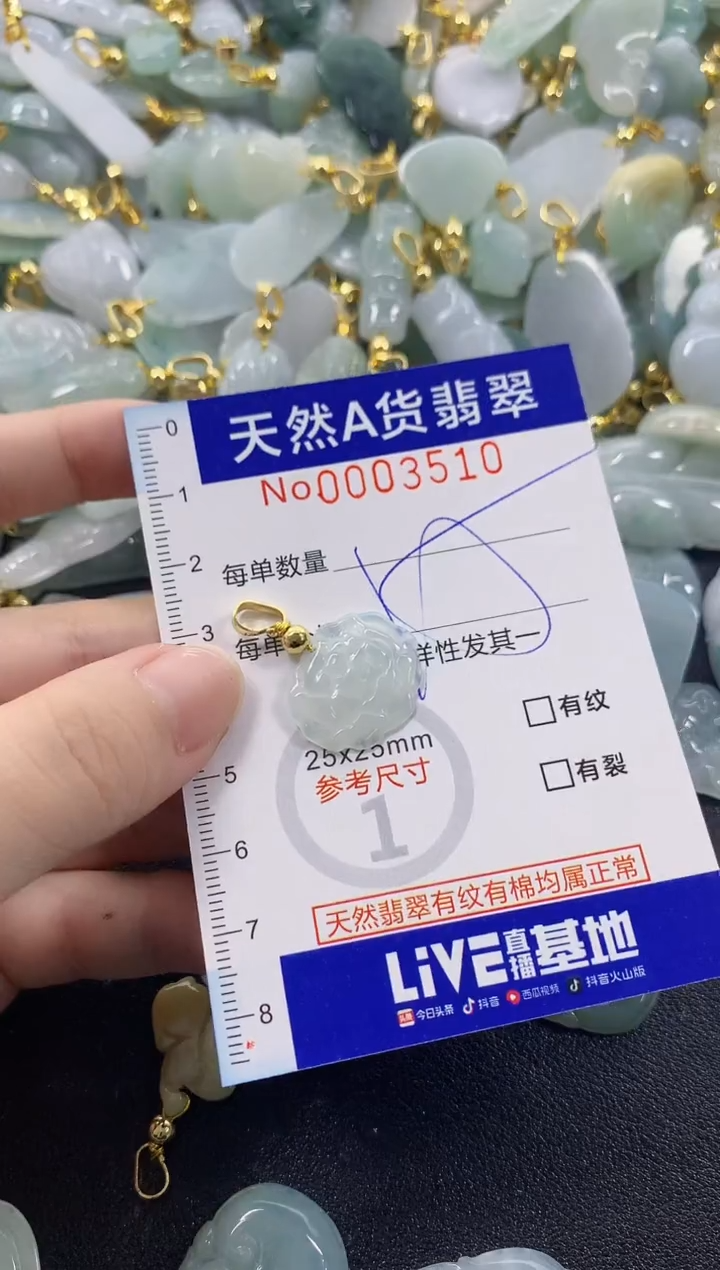 颈饰未镶嵌翡翠天然A货翡翠