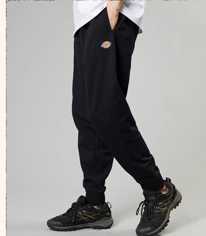 Dickies24年新品 刺绣小logo印花休闲运动卫裤 男女情侣DK013105