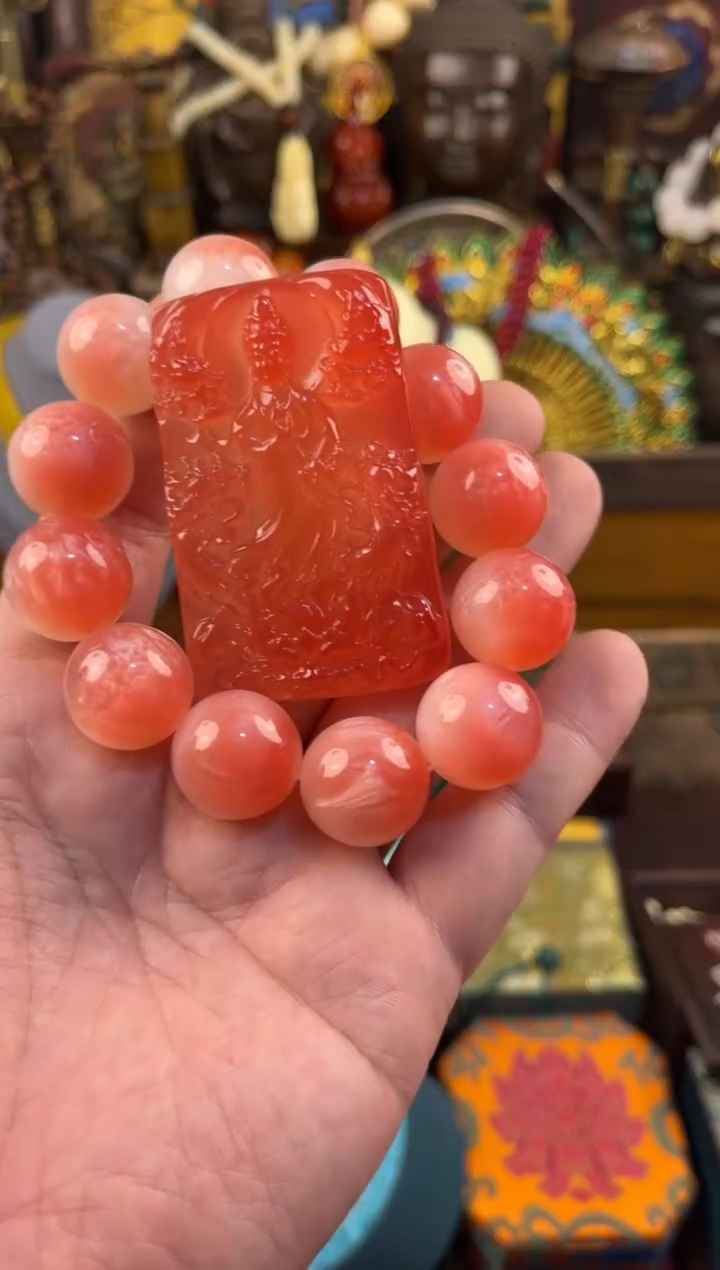 滴血莲花菩提吊坠雅集甄选精品精品