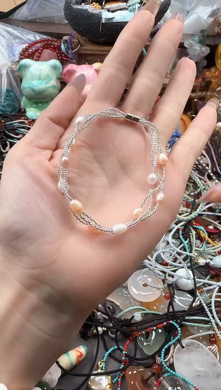 未镶嵌手链淡水珍珠323321