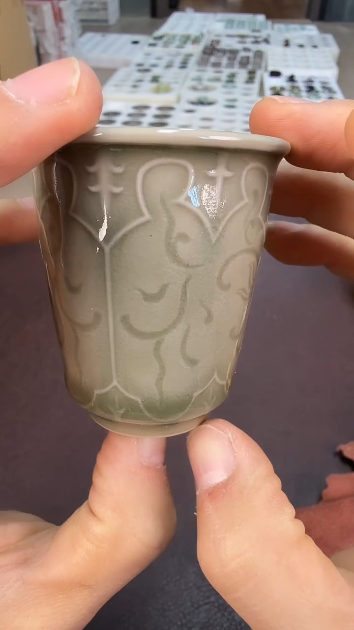 青瓷手工茶器包邮不带礼盒