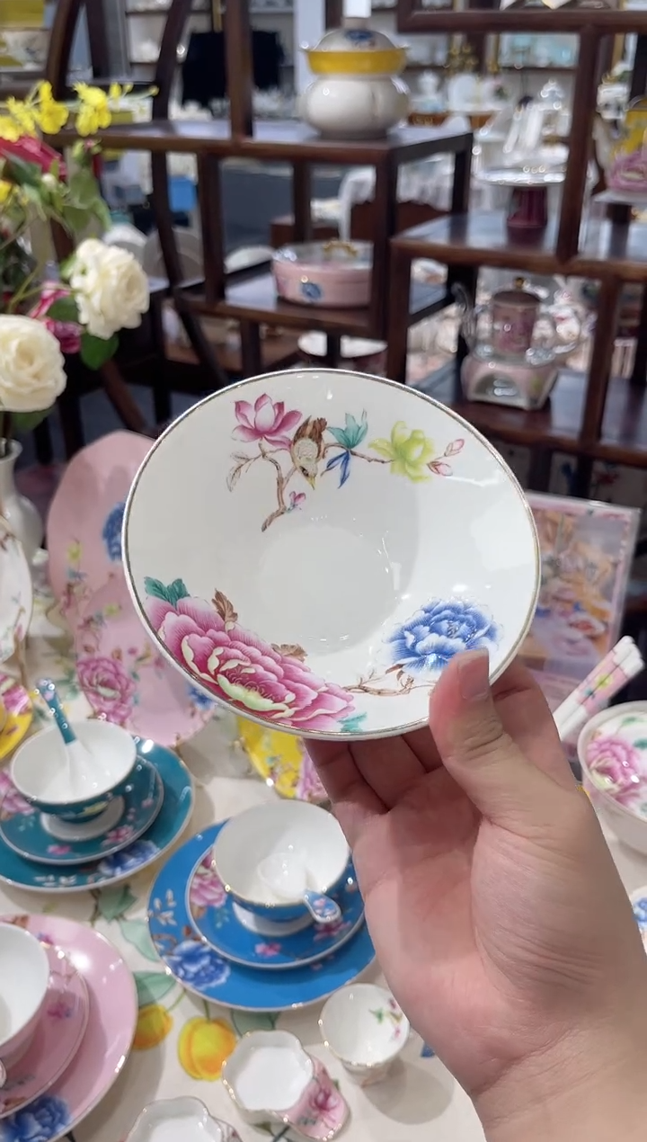 45%以上骨粉骨瓷5英寸斗笠碗