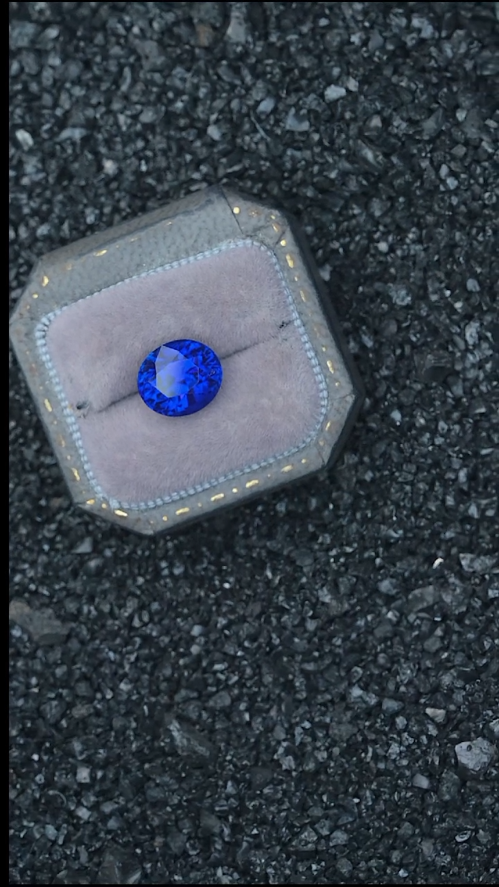 裸石蓝宝石4.02克拉