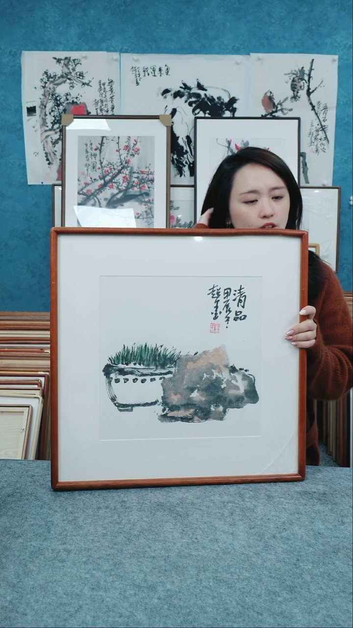 【闪购商品】国画50*50郑志超老师花鸟