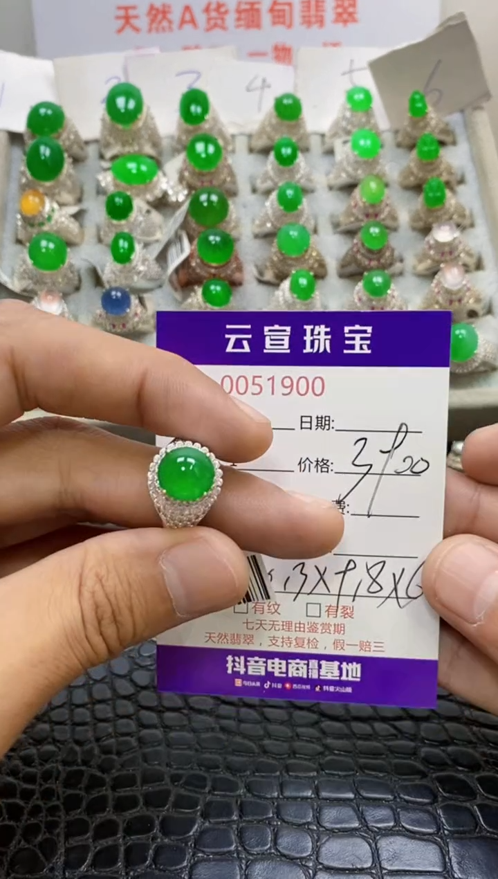 未镶嵌戒指翡翠/19000000