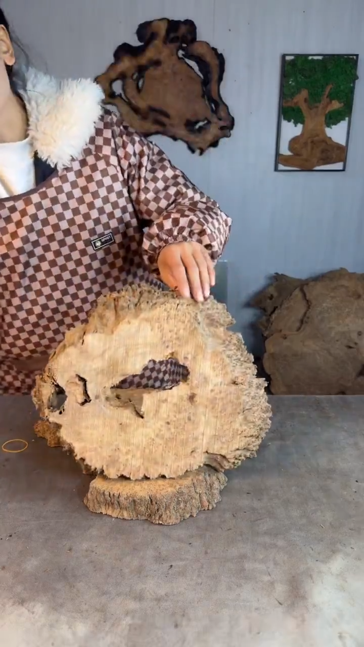 香杉木木头款杉木瘤挂件【原料】011