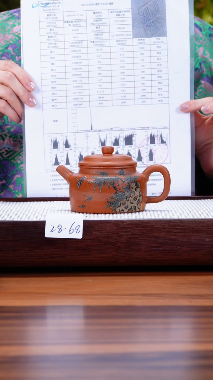 【闪购商品】紫砂茶壶2.8-68古法 大红泥 德钟200