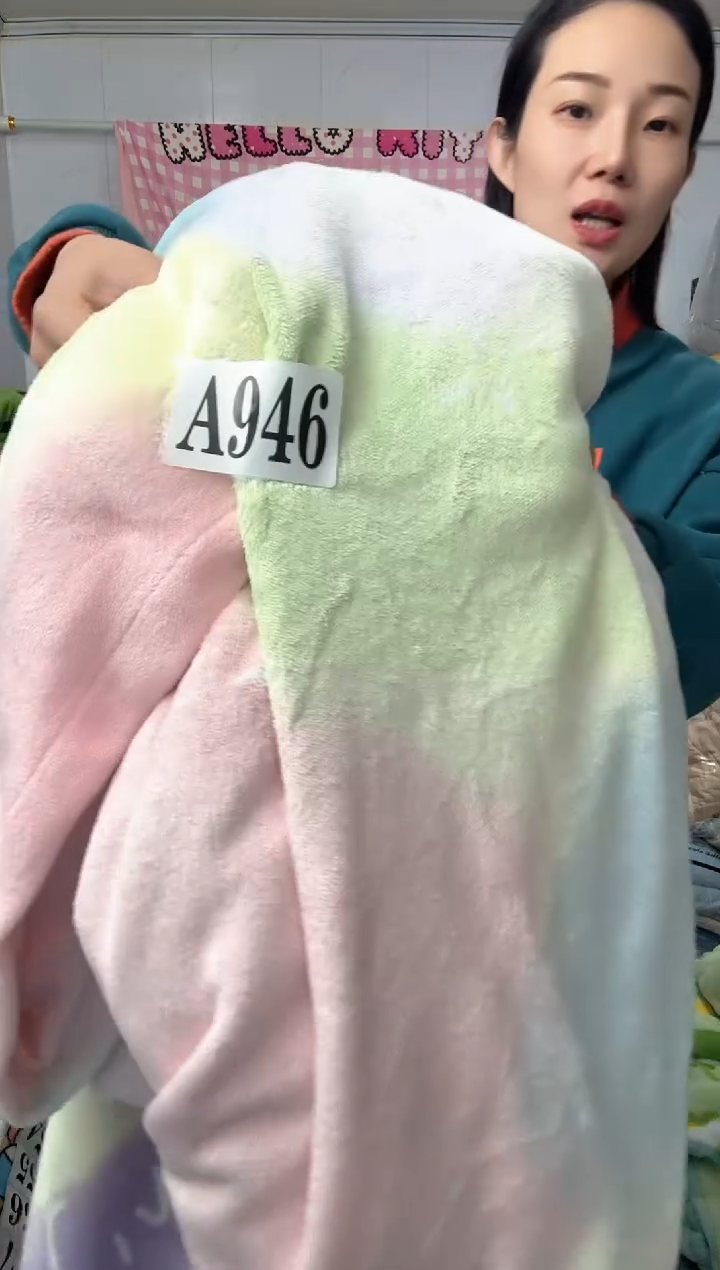 牛奶绒媛**麻946瑕疵被罩枕套