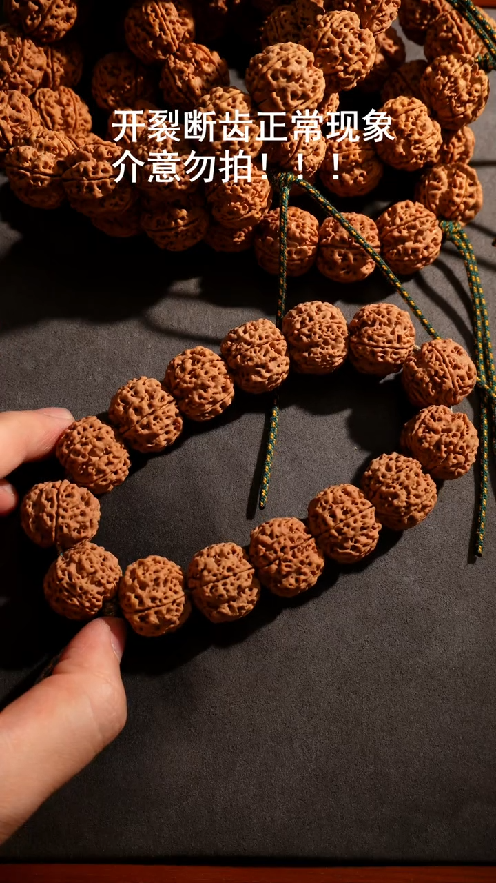 【闪购商品】金刚菩提手串铁纹龙21A