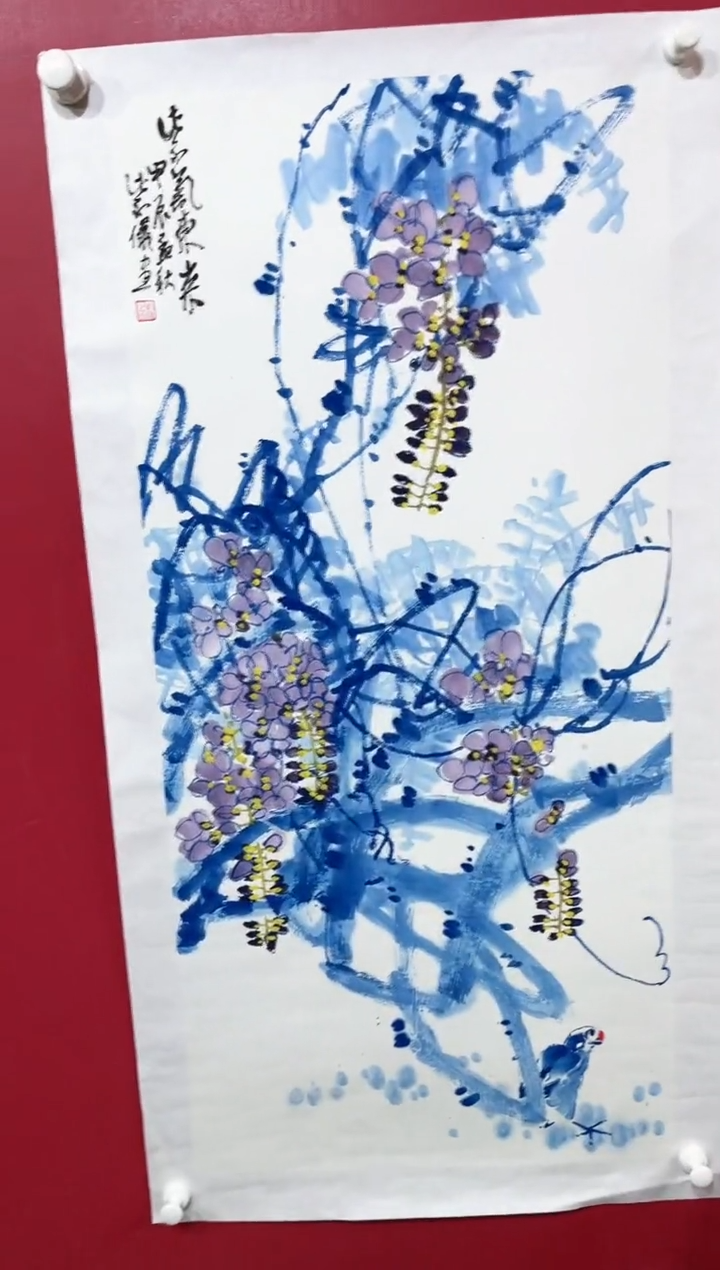 【闪购商品】绘画14林紫仪绘画作品100*50