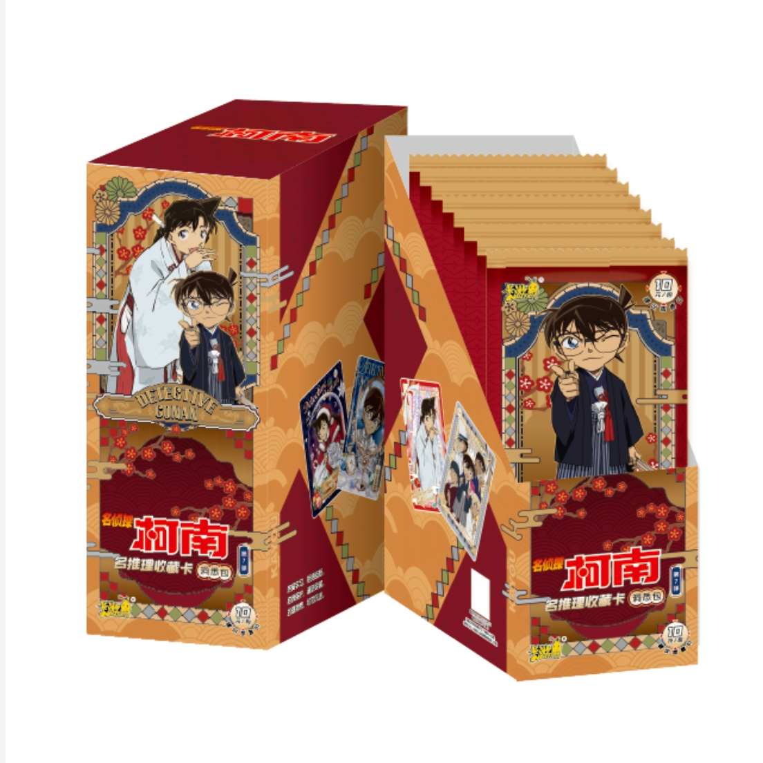 正版授权名侦探柯南卡片洞悉包第七弹圣诞系列推理收藏卡