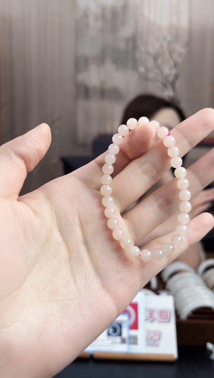 未镶嵌手链和田玉WE109微色差