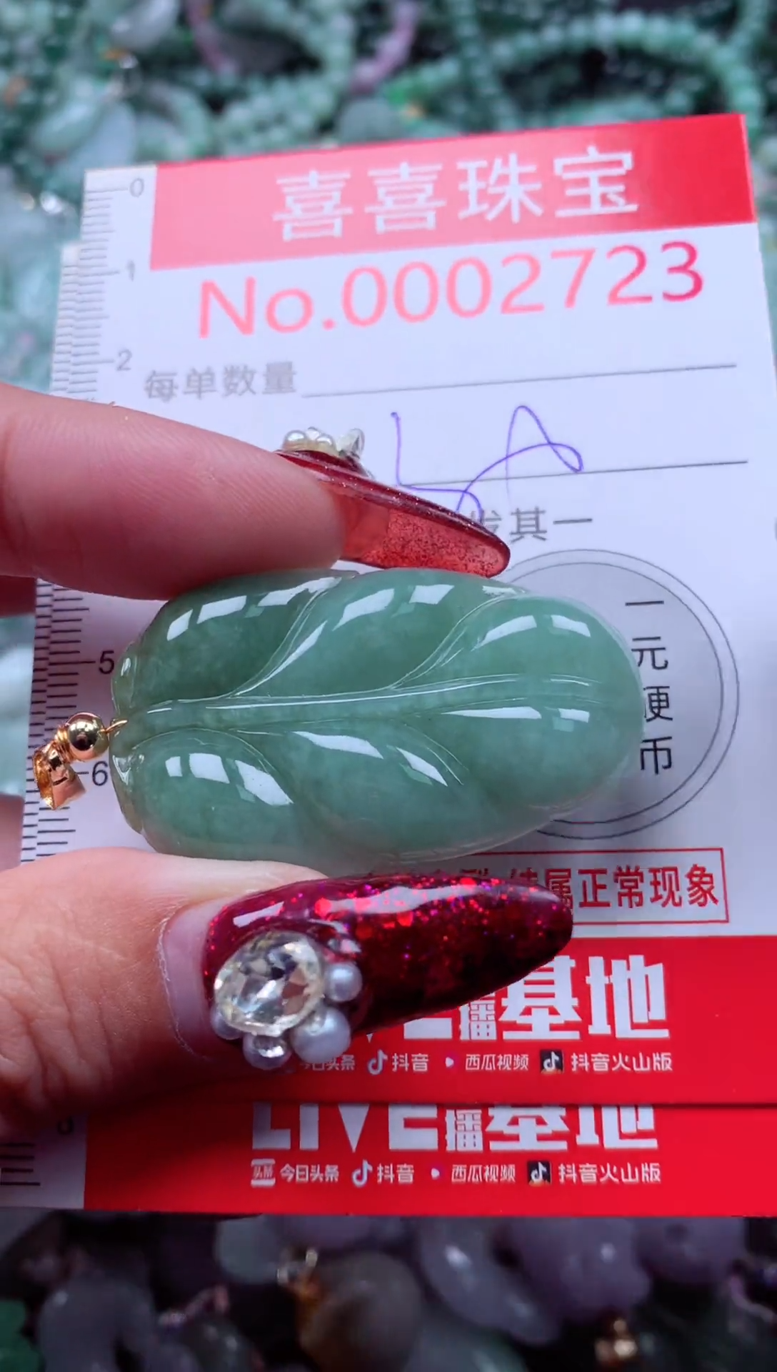 颈饰未镶嵌翡翠2723