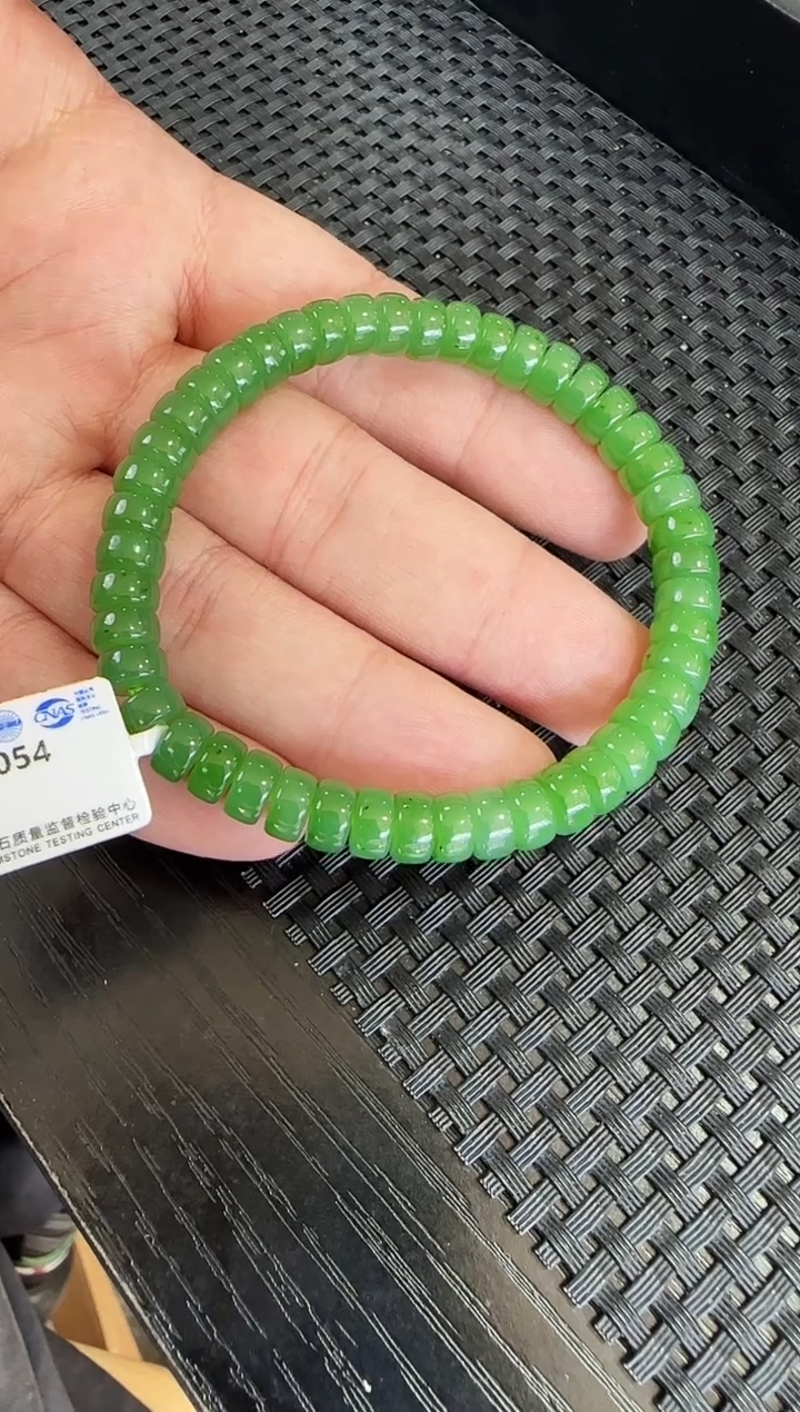 【闪购商品】和田玉（碧玉）手串未镶嵌4*6mm多样性发一