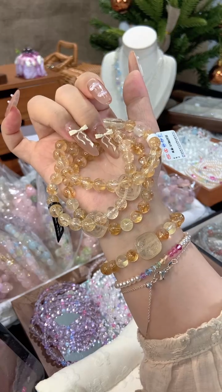 未镶嵌手串水晶孤品捡漏均匀瑕疵介意勿拍