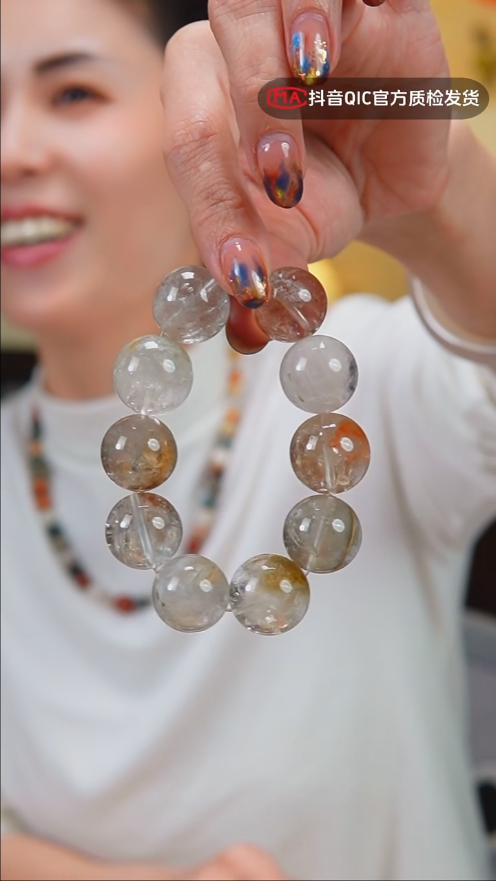 未镶嵌手链水晶原矿兔毛大咪数设计款手串