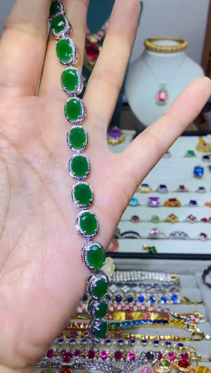 银S925镶嵌戒指烟晶79