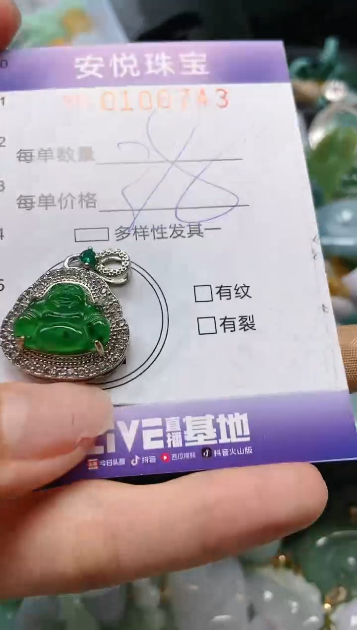 【闪购商品】翡翠颈饰未镶嵌闪购0106743