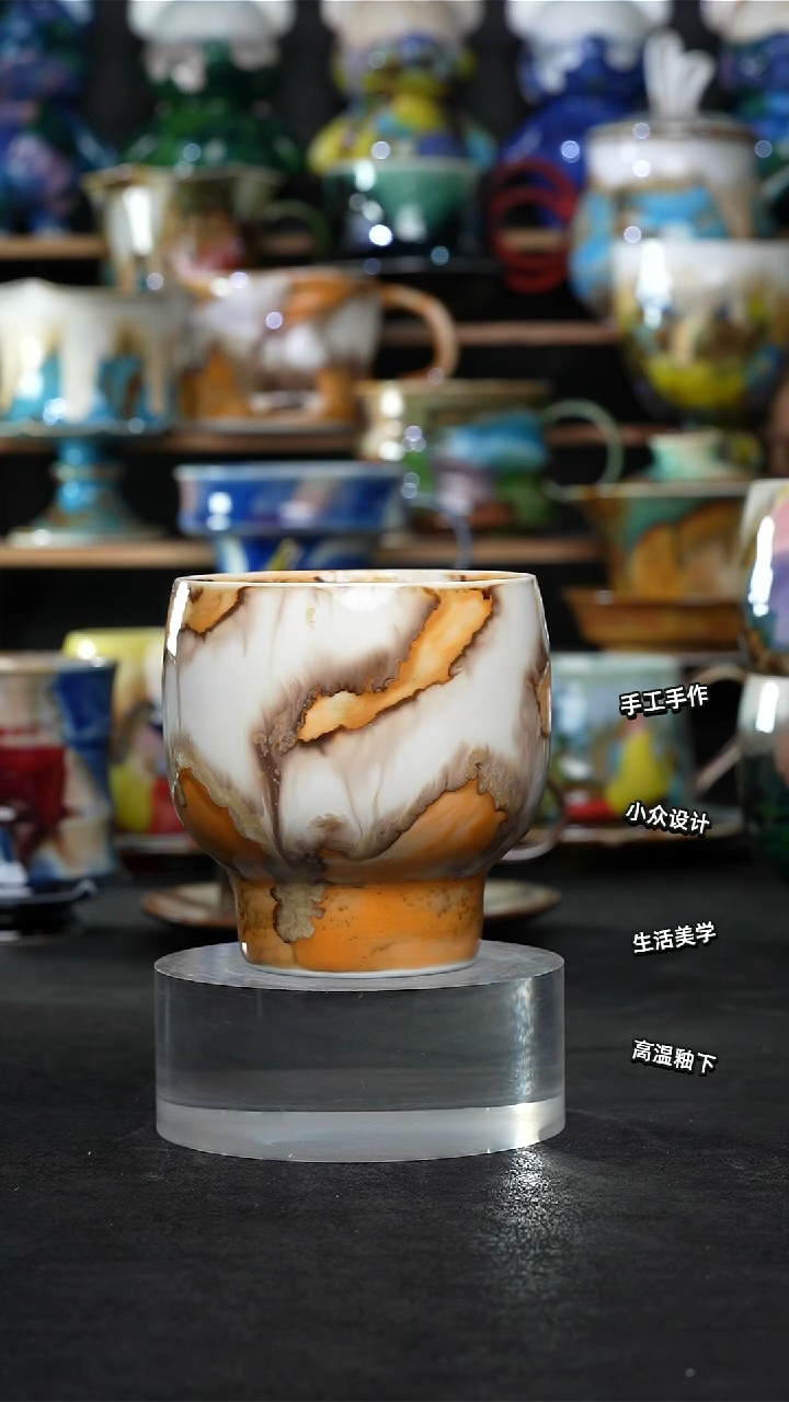设计师款景德镇森涩手创陶瓷（食品级）088