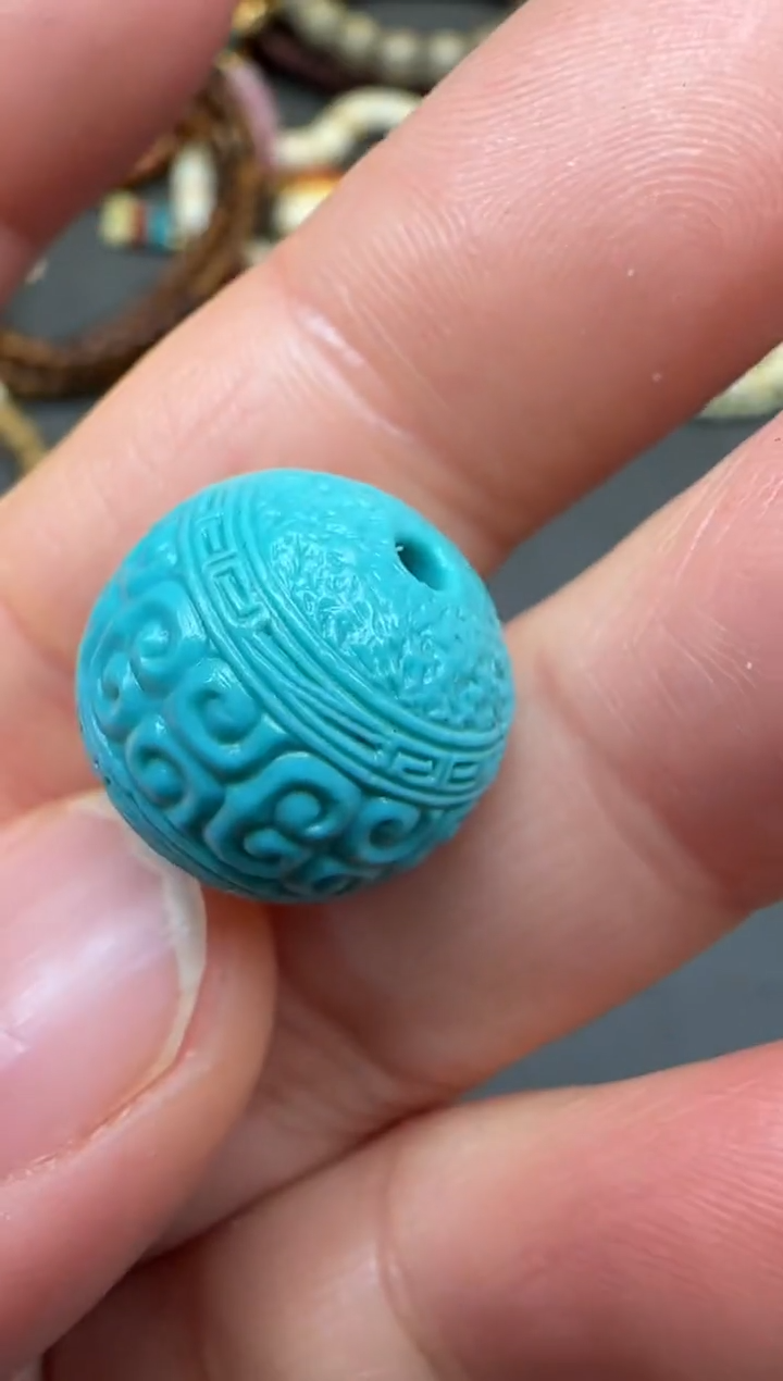 【闪购商品】绿松石单珠未镶嵌绿松石单珠