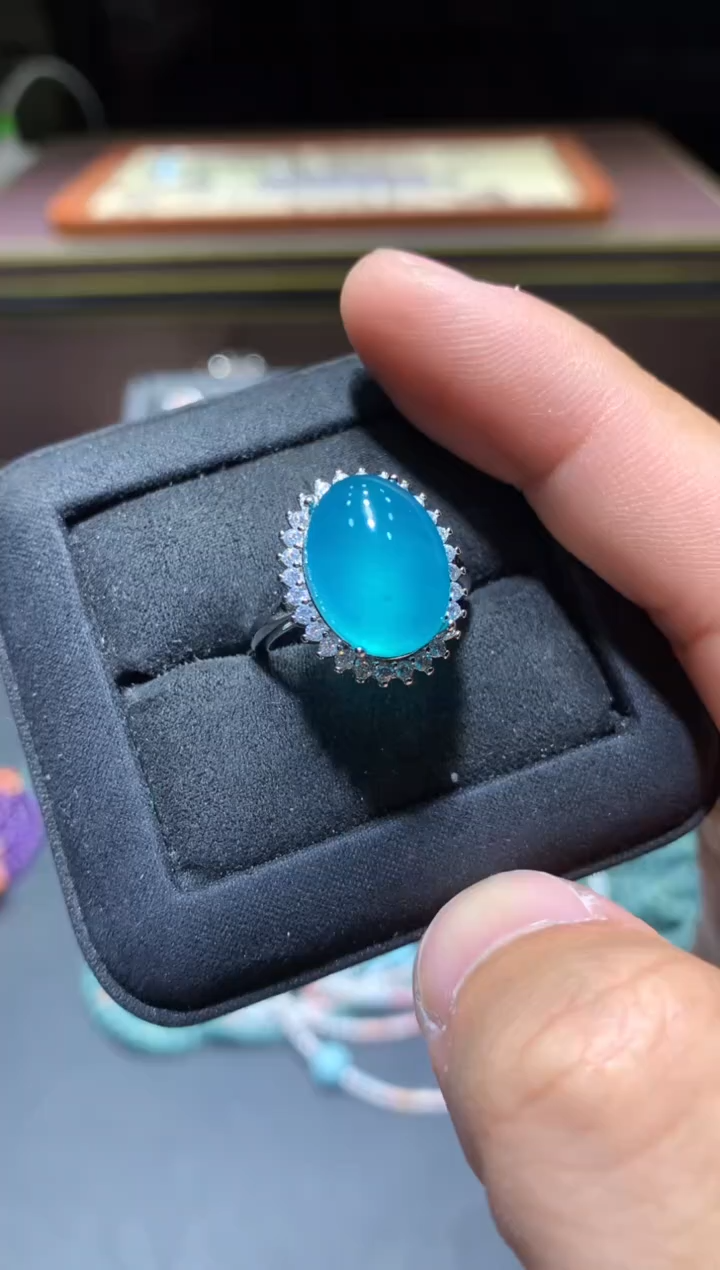 【闪购商品】天河石戒指未镶嵌H102【多样性发其一】