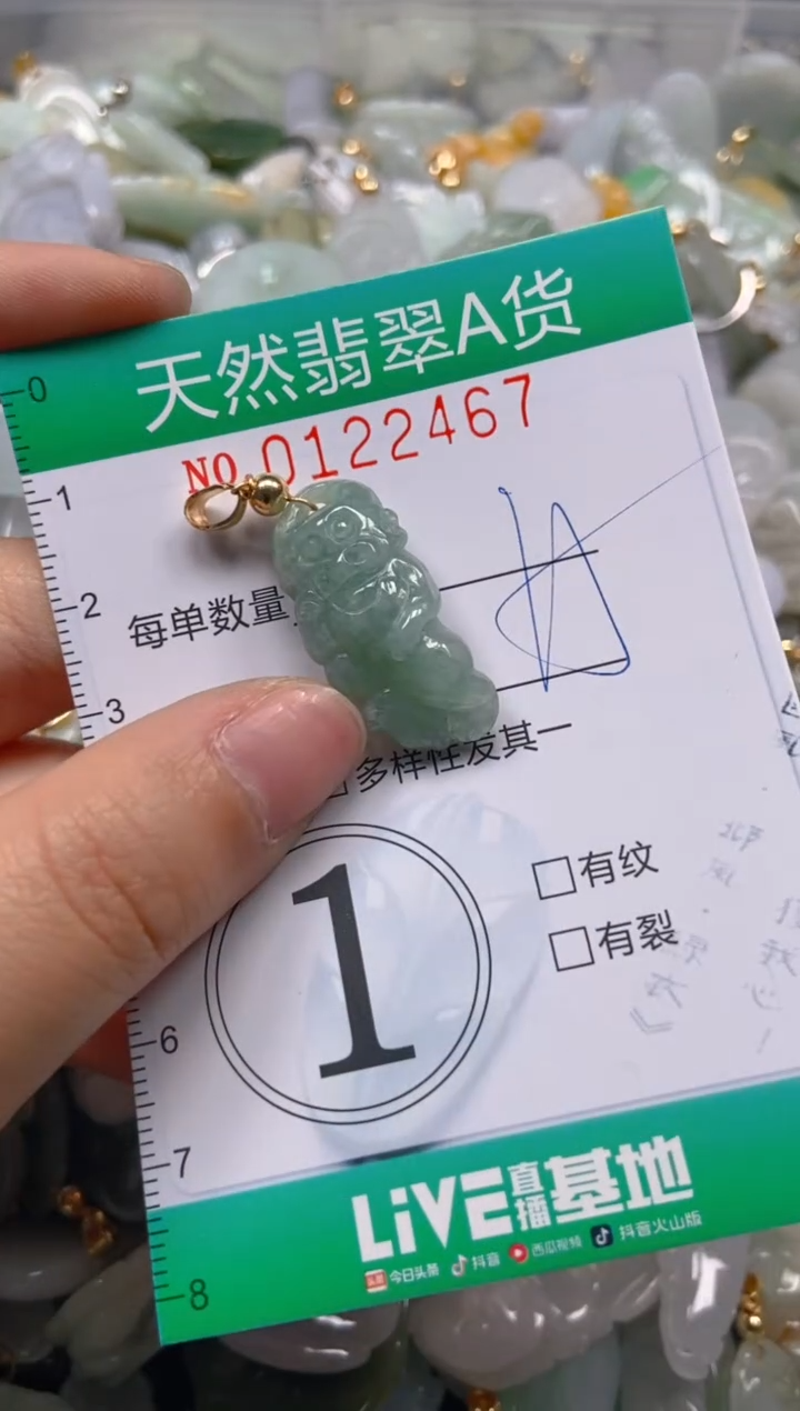 翡翠未镶嵌颈饰闪购0122467