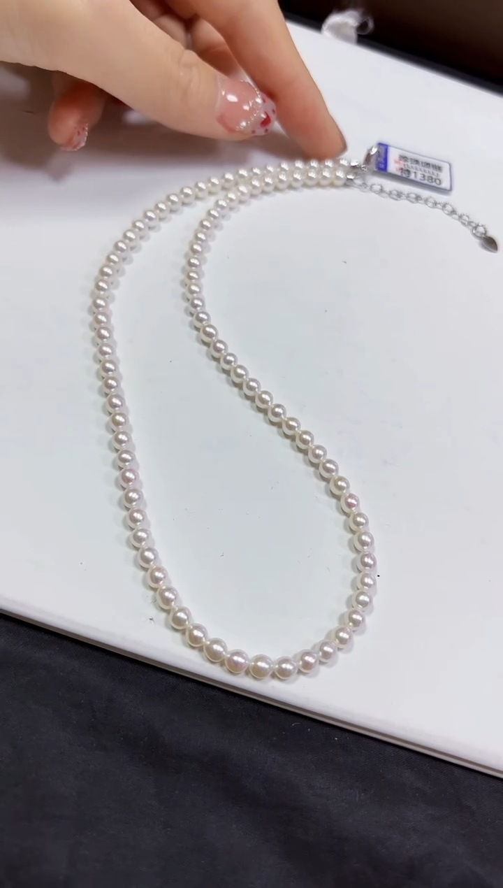 【闪购商品】淡水珍珠颈饰未镶嵌项链4-5