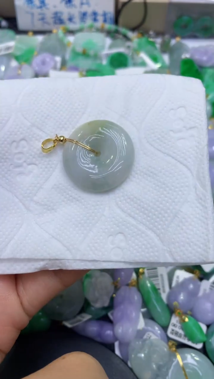 颈饰未镶嵌翡翠天然缅甸A货翡翠