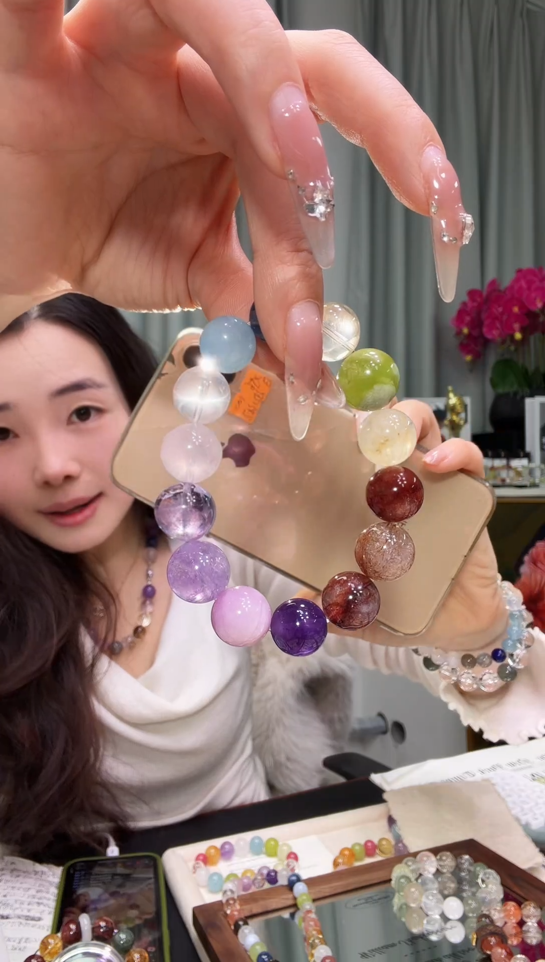 未镶嵌手链水晶六芒星