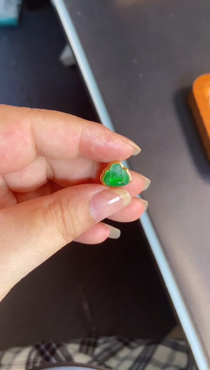 吊坠(不含链)银S925镶嵌翡翠1