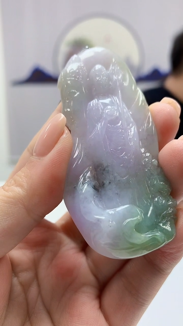 【闪购商品】定制翡翠未镶嵌4925ms-毛货107悟道