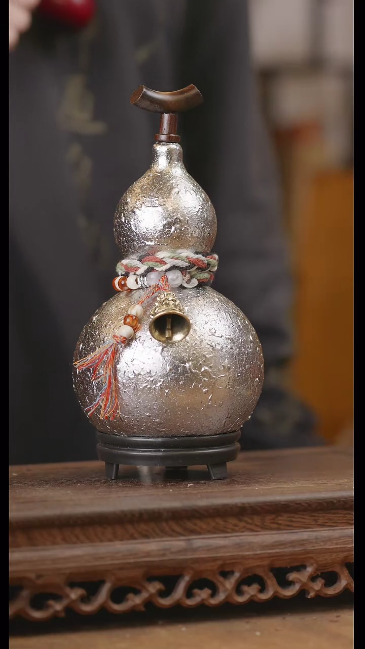 【闪购商品】244号精品天然大漆工艺防渗内胆酒葫芦~