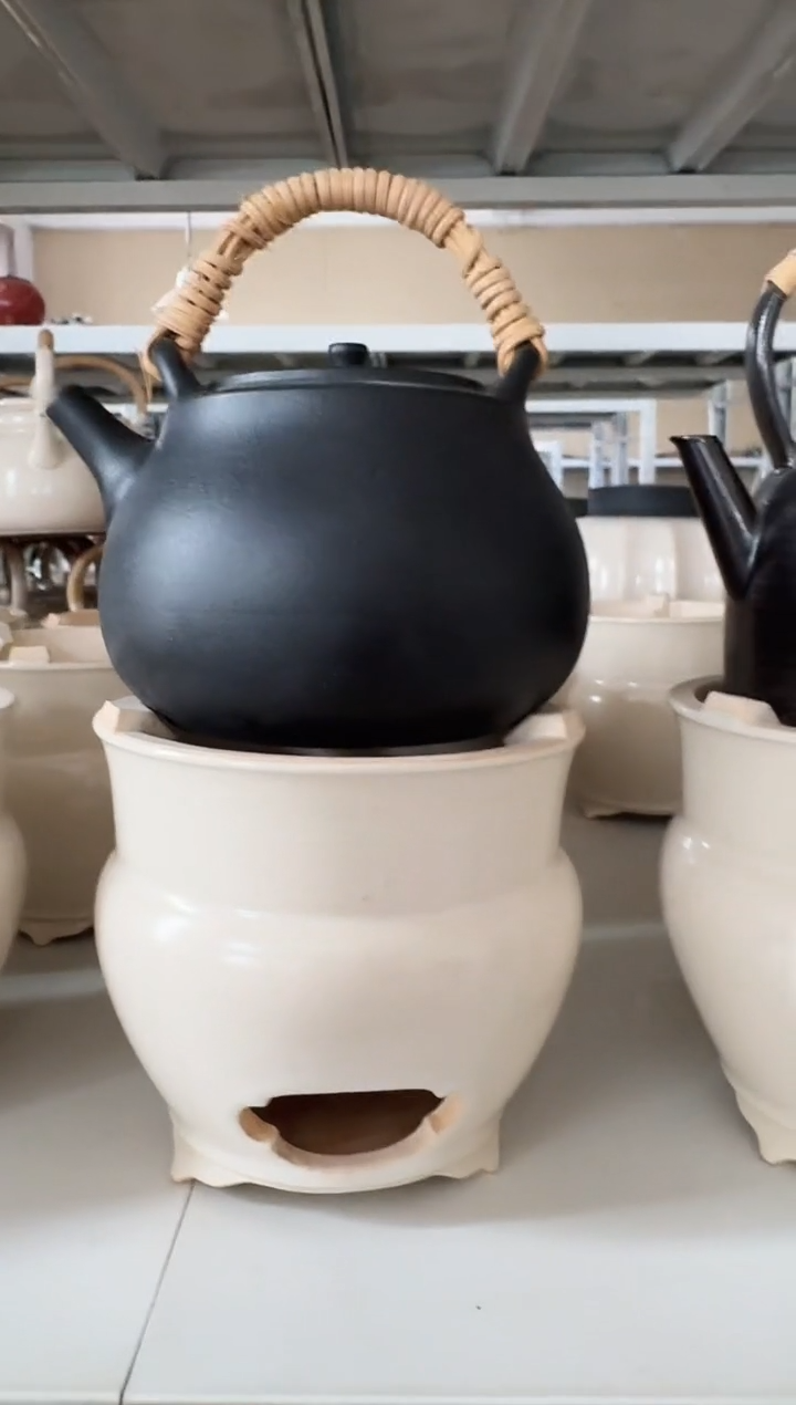 霖松堂紫砂著水浒搭配素白炉子