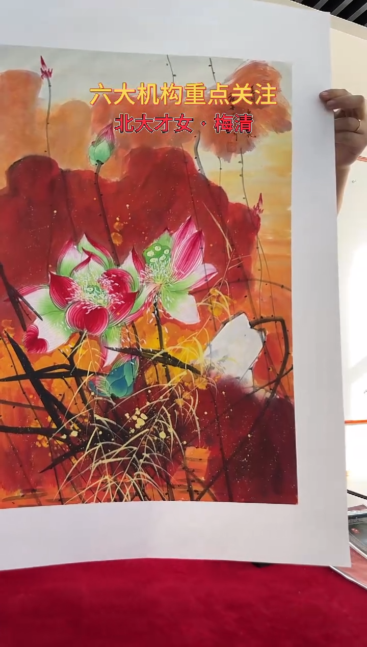 国画梅清绘画2.7pc花鸟