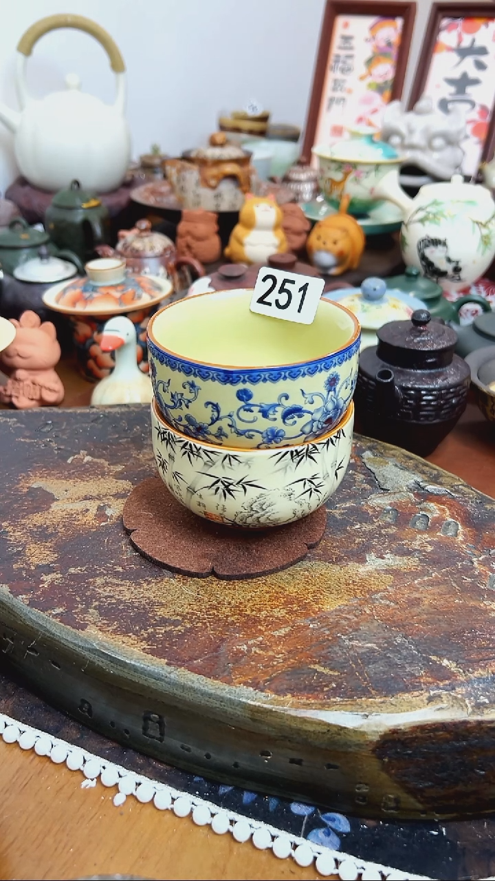 【 茶瓷物语】两个茶杯251