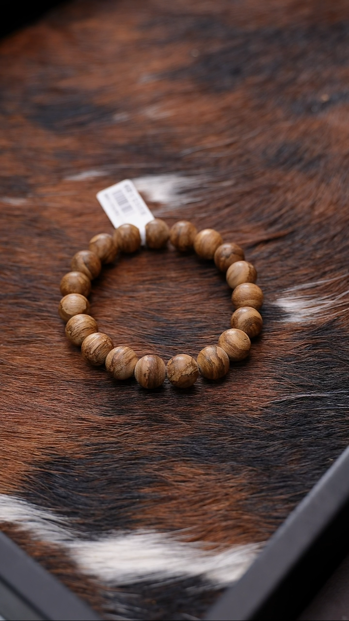 沉香手串卓CM6185-1达拉干土沉卡11mm8g+天然野多样性发一