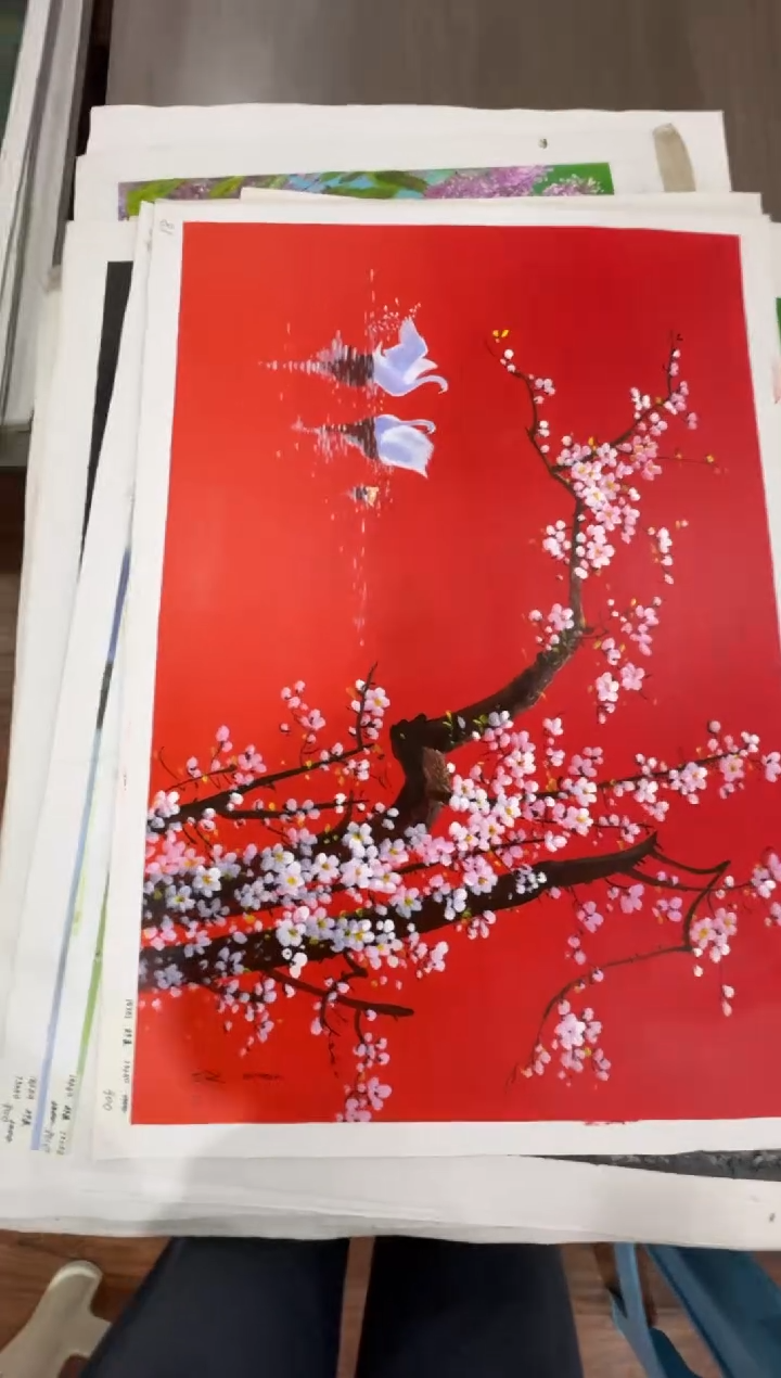 油画【121号】约50*70cm丨朝鲜原创纯手绘孤品油画丨顺丰包邮