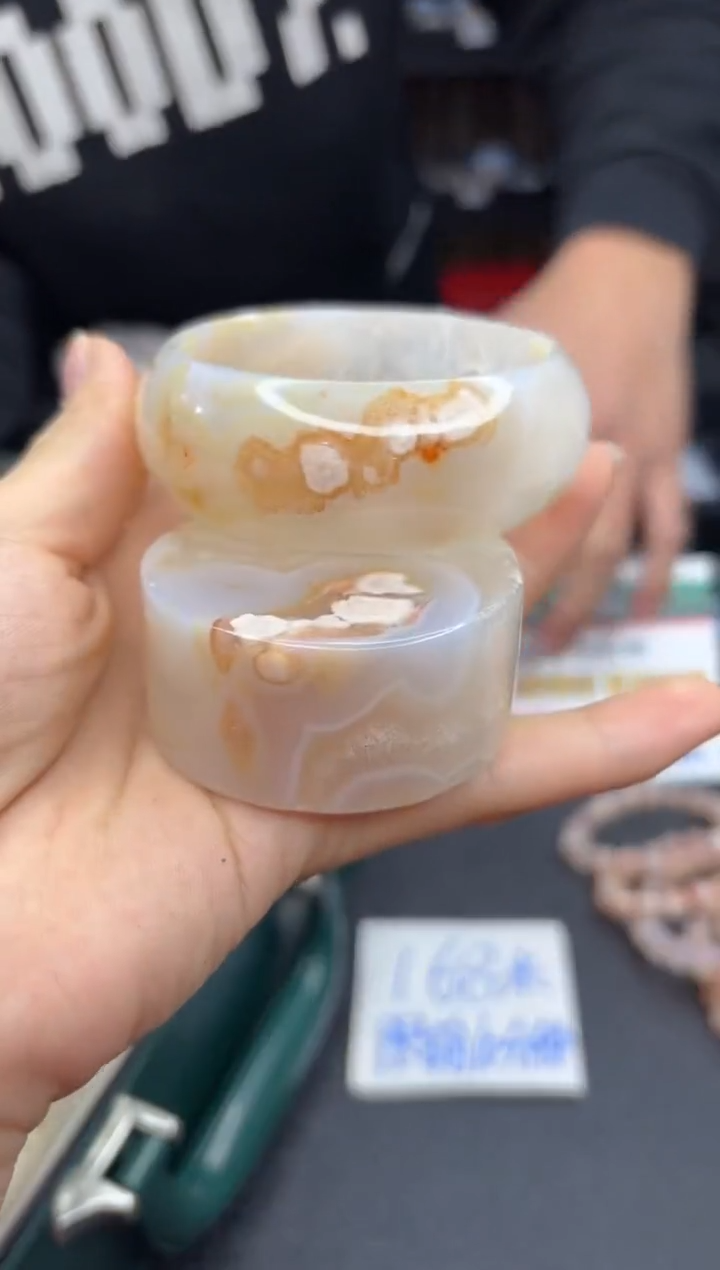 【闪购商品】石英质玉手镯未镶嵌827（55圈赠送镯心）