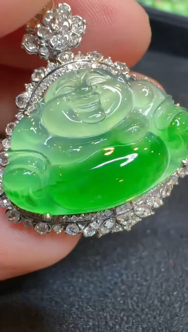 【闪购商品】翡翠吊坠(不含链)18K金镶嵌多样性团购发一件