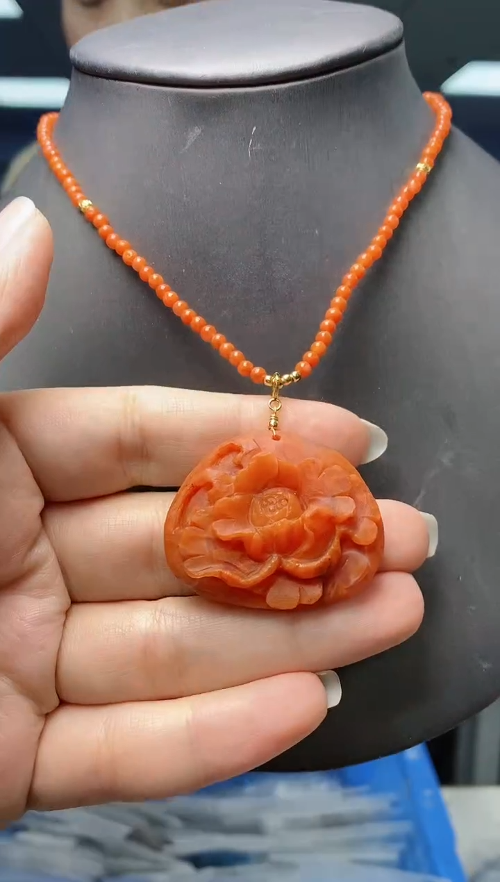 【闪购商品】南红玛瑙颈饰未镶嵌  G09043