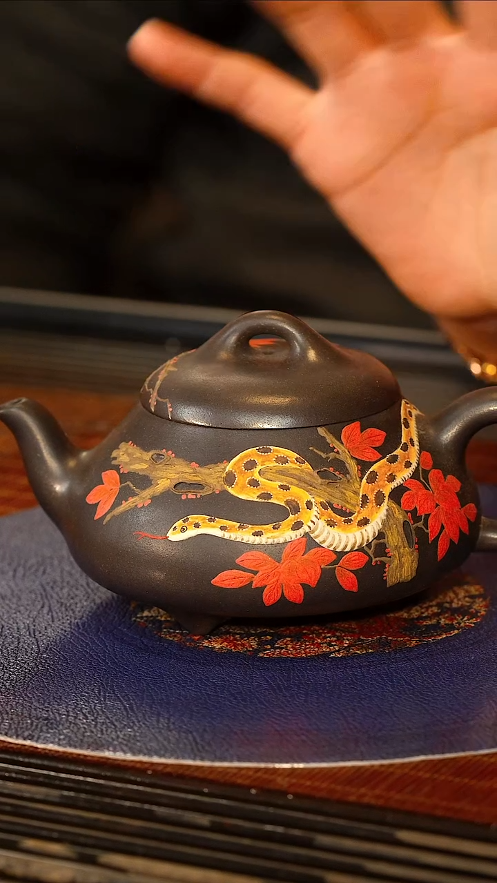 【闪购商品】紫砂茶壶SJK 墨玉砂 汉棠石瓢