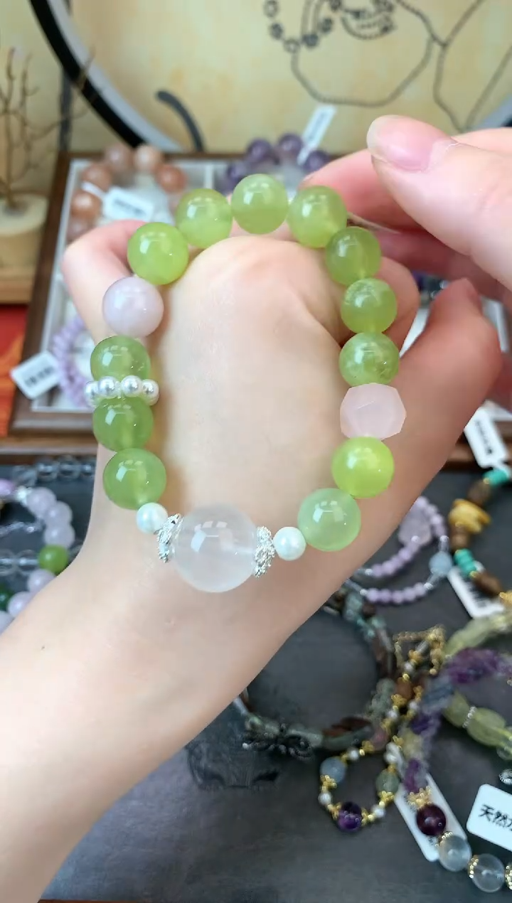 【闪购商品】岫玉手饰未镶嵌102手串