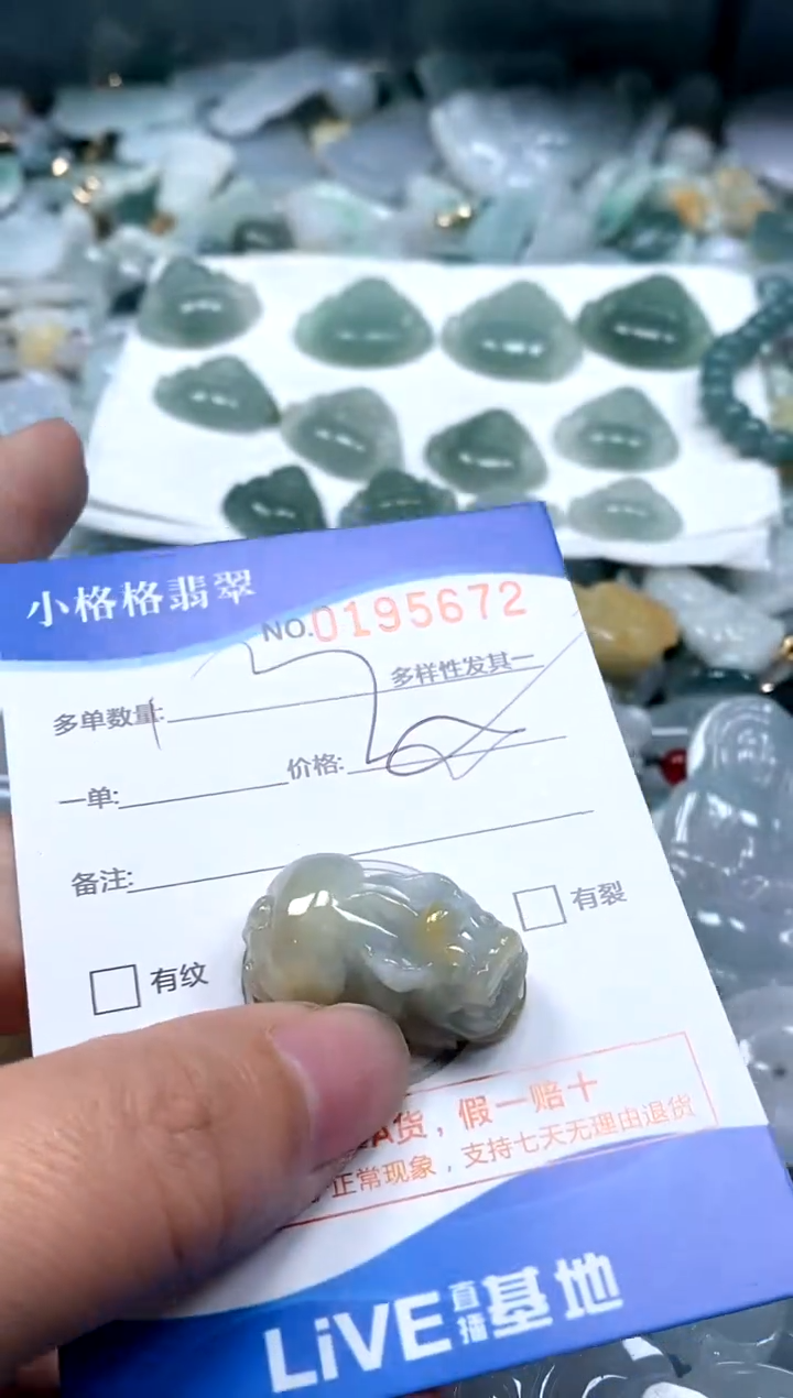 【闪购商品】翡翠颈饰未镶嵌闪购商品0195673