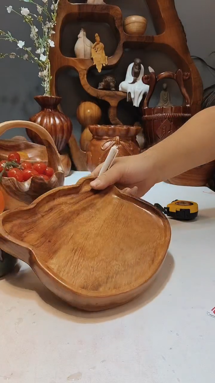 香樟木A23小熊干泡/尺寸23*20*4