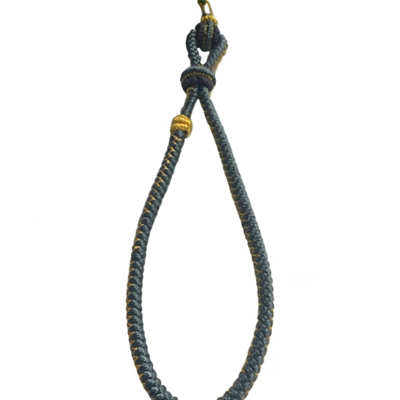 手作新款龙鳞手把把绳-私人订制长度18厘米墨绿色