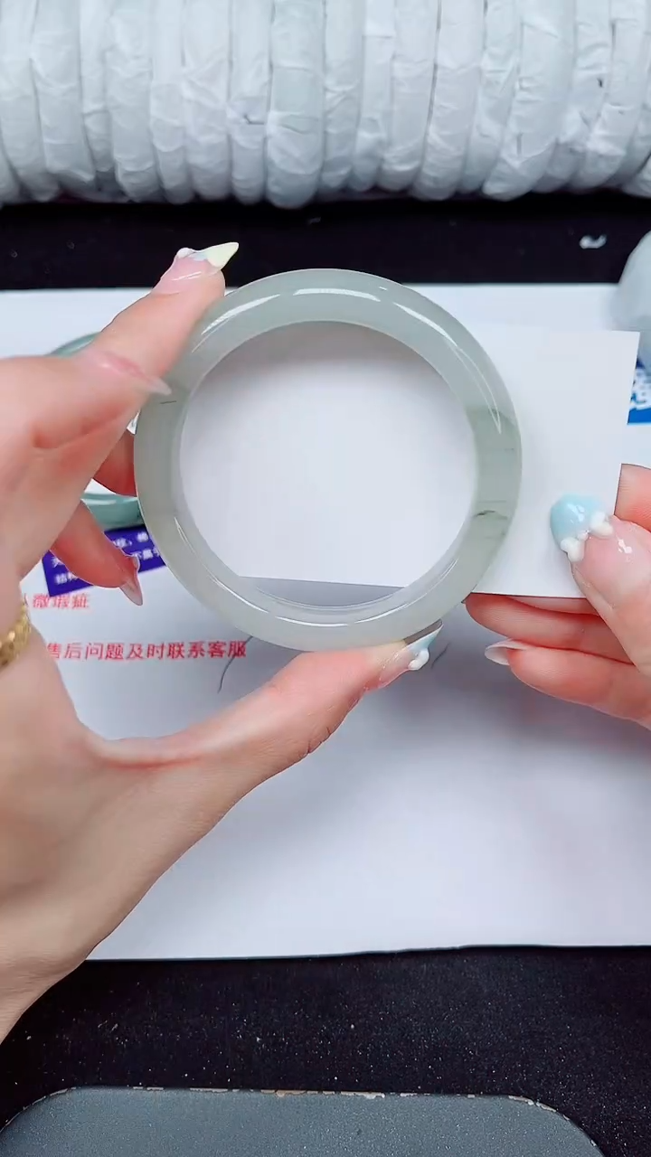 未镶嵌手镯石英质玉386-57/58