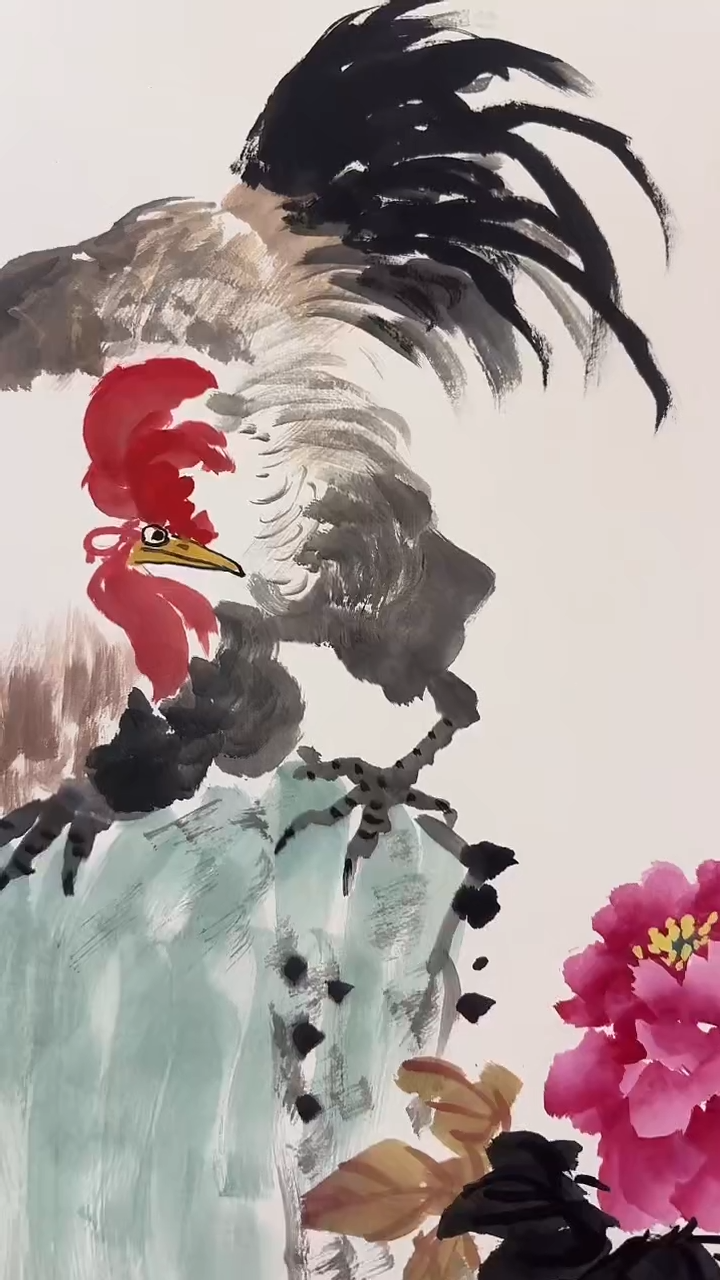 国画王炳杰手绘绘画作品2-1