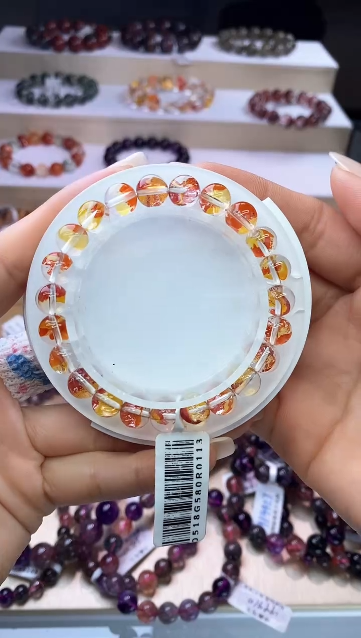 【闪购商品】水晶手链未镶嵌锦鲤胶花7m+