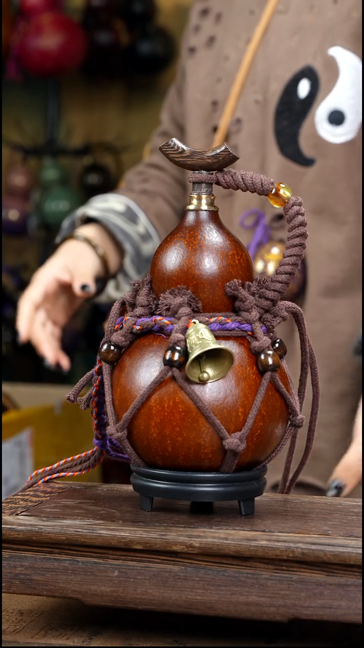 XH040网兜款大漆酒葫芦（现货现发）